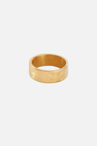 HAMMERED RING 8MM